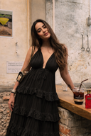 Siyah, cotton elbise